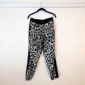 LE LIS BLANC Leopard/Tiger Silk Jogger Pants